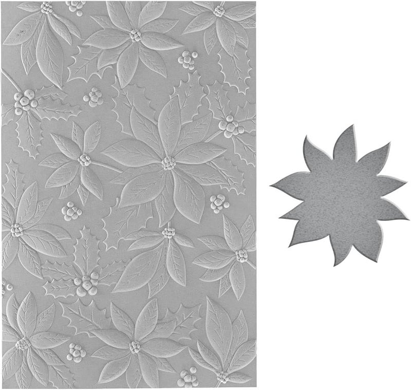 Spellbinders E3D-072 Playful Poinsettia 3D Embossing Folder by Simon Hurley - Image 4